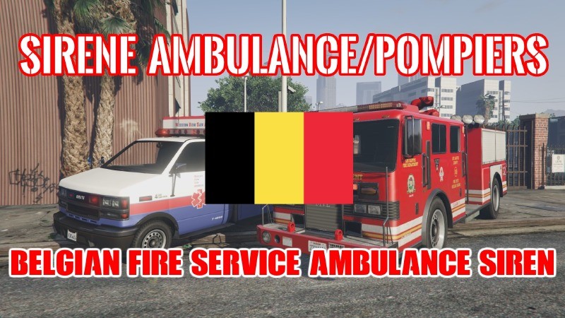 Sirène Belge Pompiers et Ambulance